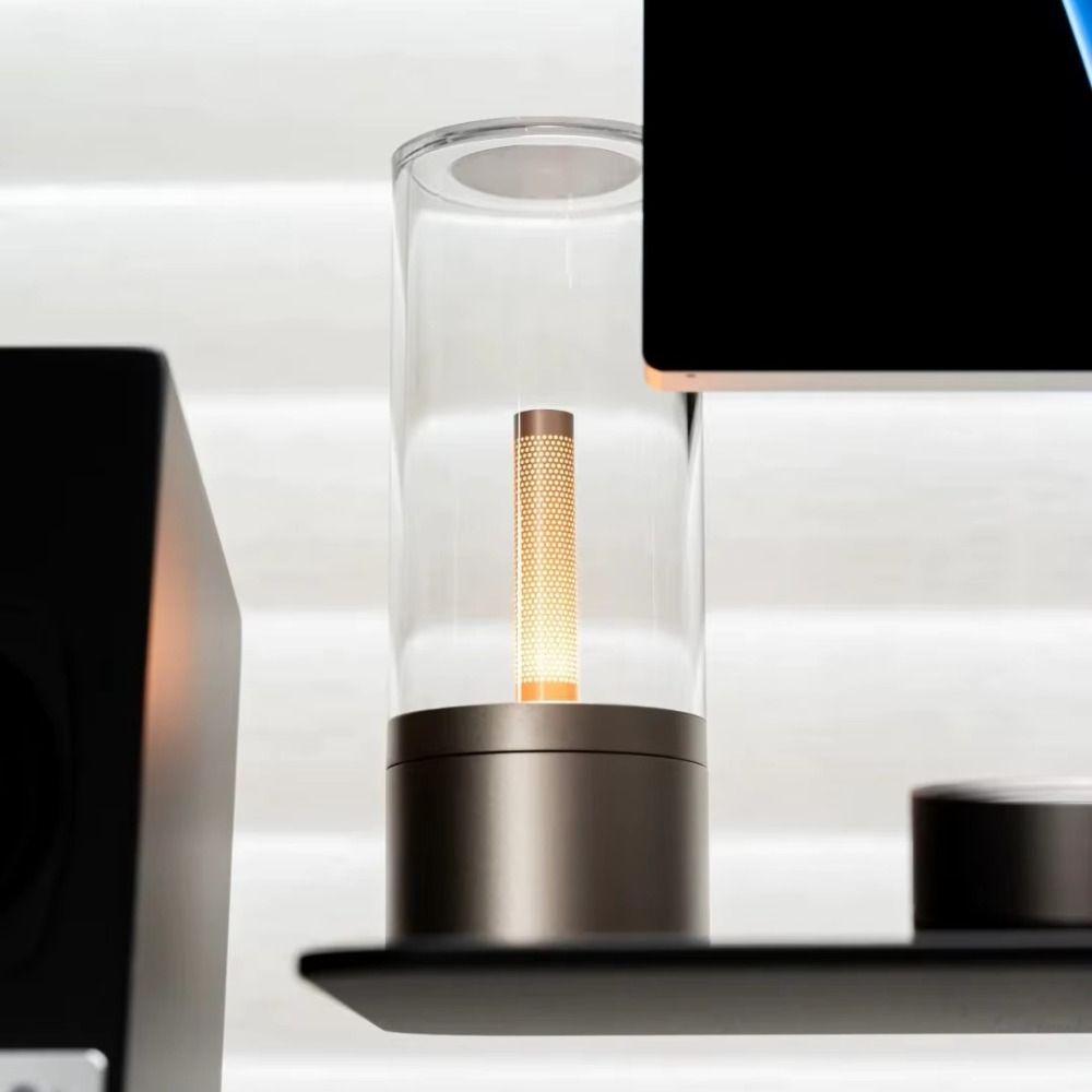 Type C Rechargeable Candle Lamp 1800K Warm Light Atmosphere Light LED Night Light  1800K Warm Light