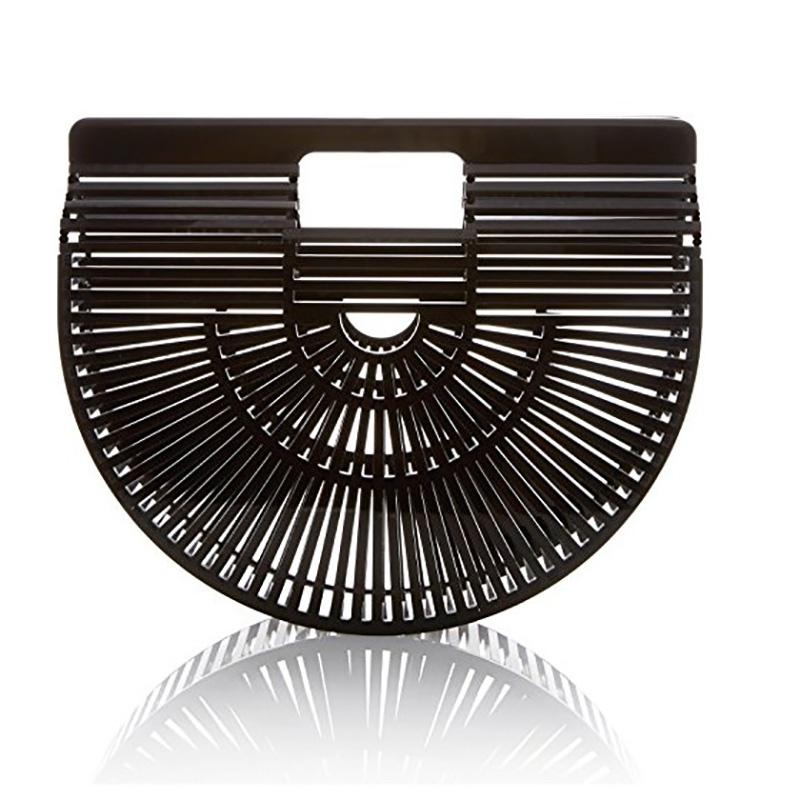 Traditional Handmade Bamboo Womens Shoulder Bag With Practical Size And Elegant Appearance