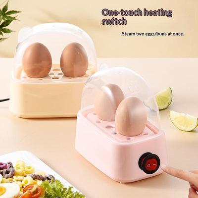 Bollitore Elettrico per Uova Cuocitore Automatico Bollitore Rapido per Uova Macchina per la Colazione Cuocitore Multifunzione per Uova 2 Uova Vaporella Portatile per Alimenti