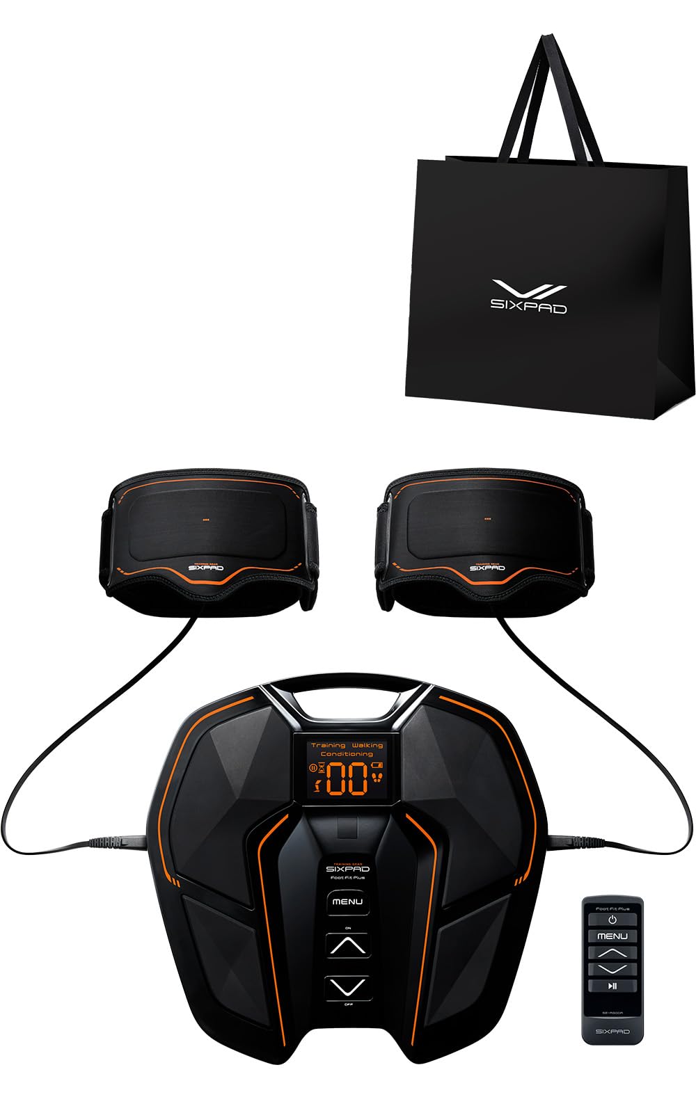 

for the Aged Day SIXPAD Foot Fit Official Shopper Set Fit [Respect Gift] + (Foot Plus2 Black) чорний