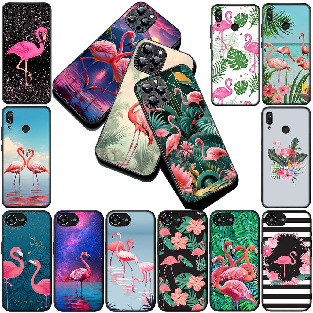 Flamingo Phone Cover Soft Case for Huawei P30 P20 Mate 20 Lite Pro Y7 Y6P Y7A 2019 Nova 5T 3I Casing