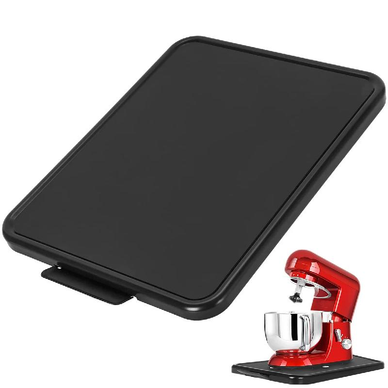 

Under Cabinet Appliance Sliding Tray - Non-Slip Rolling Tray with Smooth Wheels for Kitchen Appliances, Sturdy and Space Saving чёрный