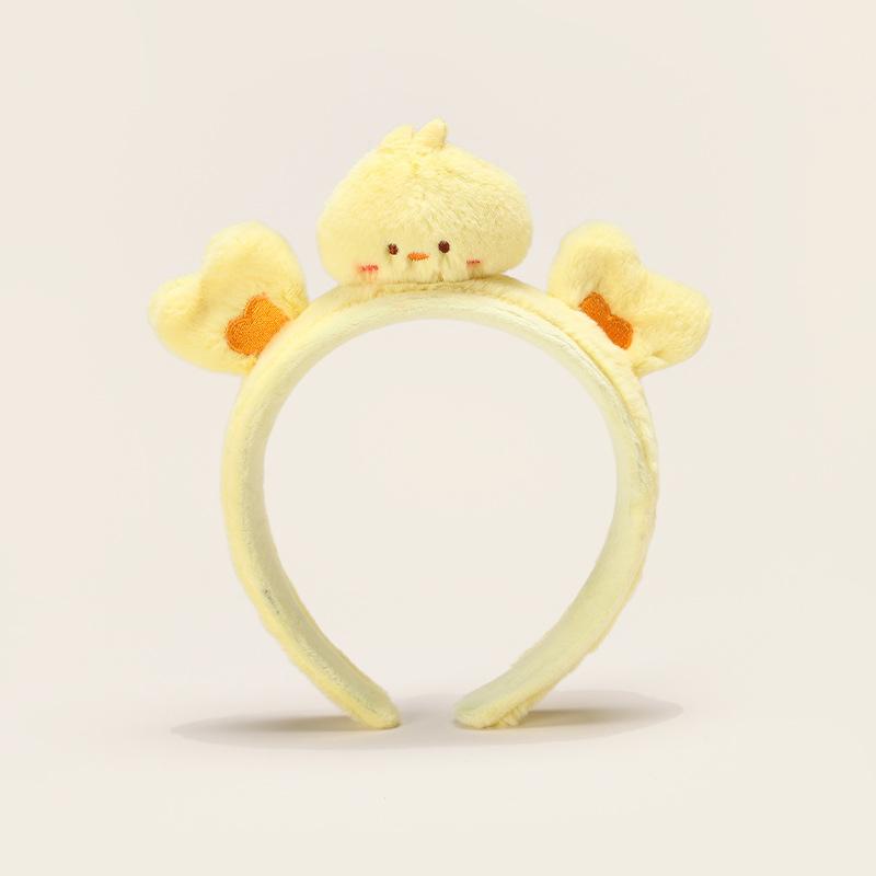 Theme Animal Panda Little Rabbit Bear Hairband With Plush Love Design Embroidery