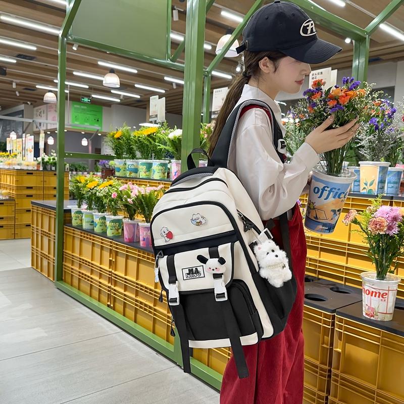 Junior School Bag Women's Large Capacity Lightweight Backpack