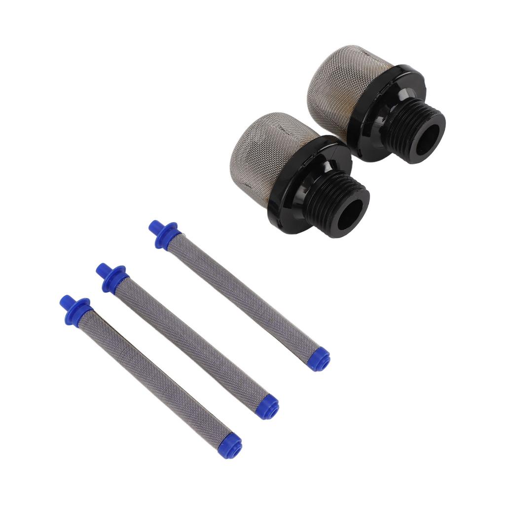 2PCS 288716 Inlet Suction Strainer and 3PCS Airless Spray Machine Filter Kit Washable Reusable