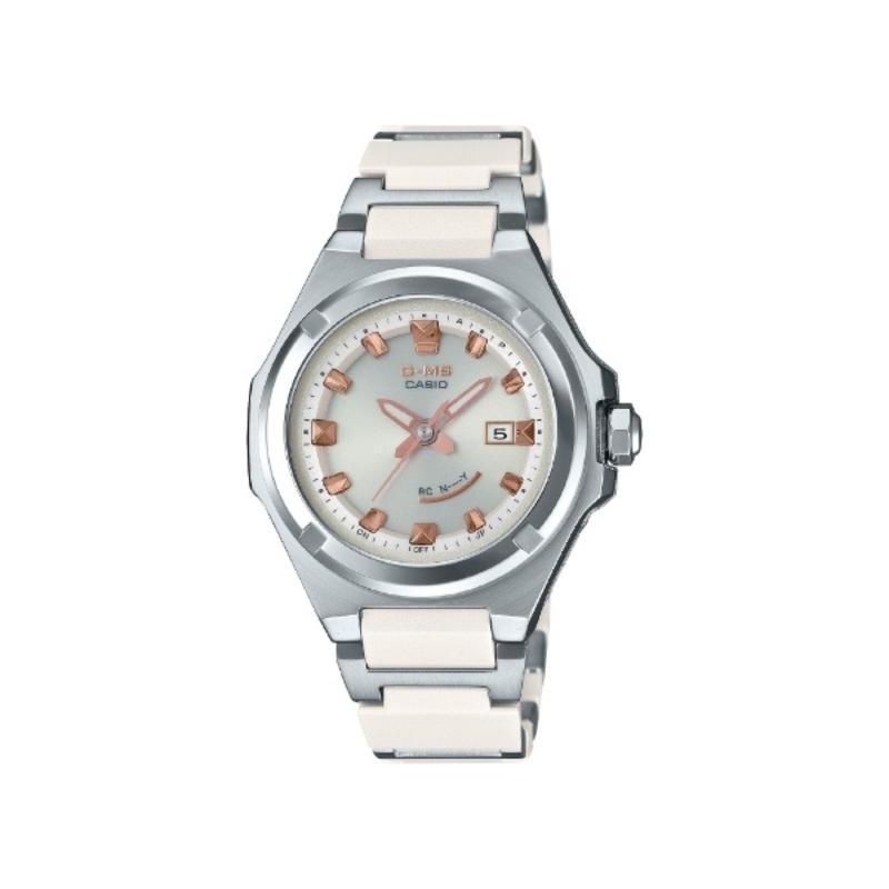 

Солнечные радиочасы BabyG Baby G GMS Jimizu MSGW300C7AJF White