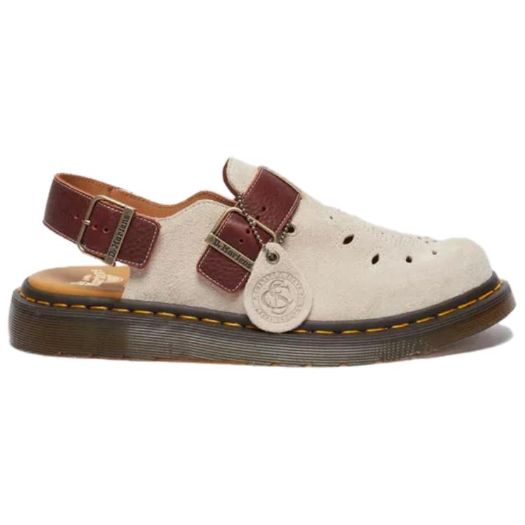 Dr. Martens Comfortable Simple Low-Top Casual Shoes Unisex Casual Shoes Beige Brown 31854795