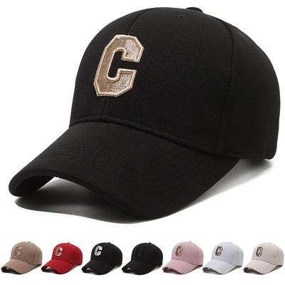 Spring New Big C Three-dimensional Letter Baseball Cap Outdoor Fashion Versatile Couple Cap Men's and Women's Sun Hat Tide