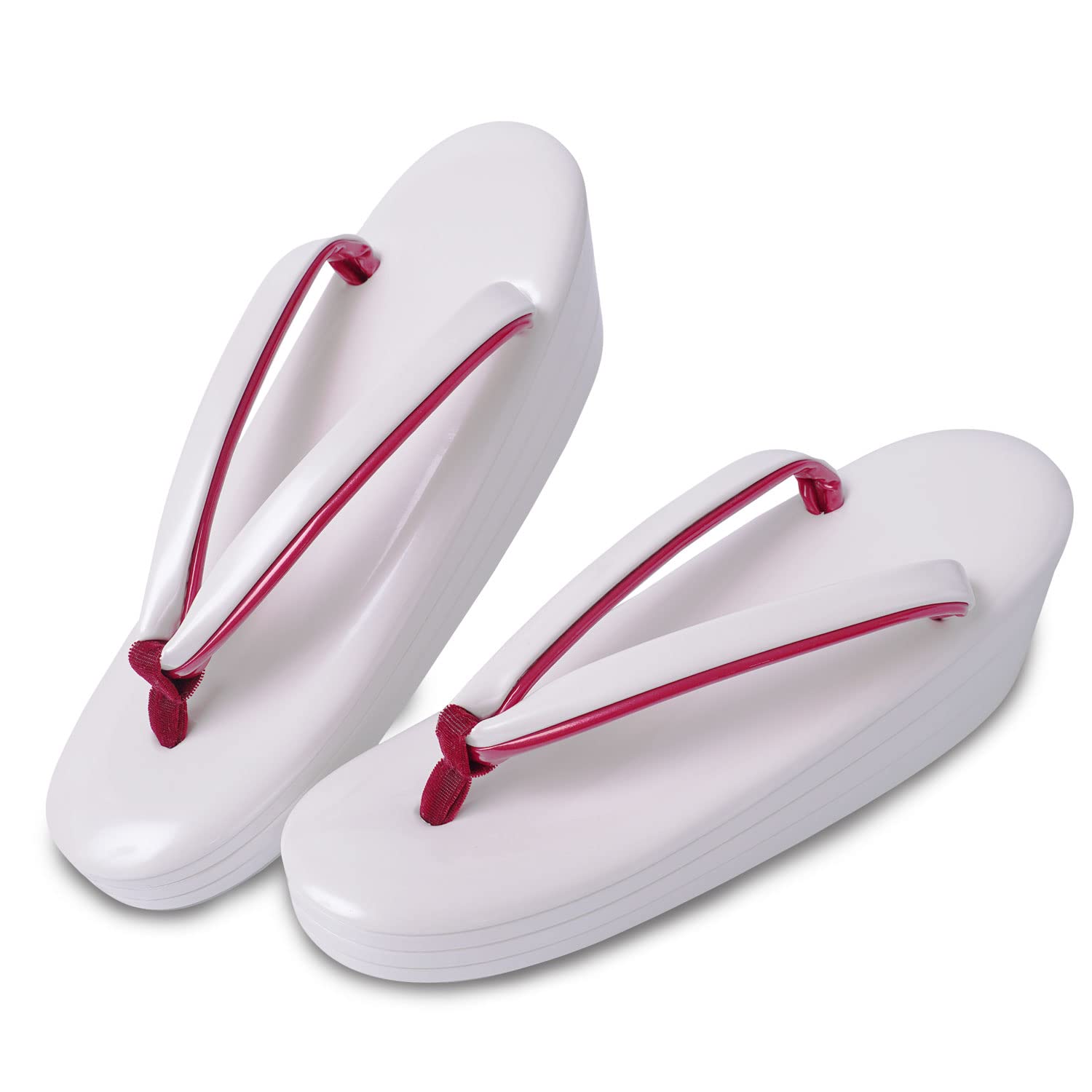 

сандалии дзори сделано в Японии пробка жемчуг удобные для формальных на каблуке толстые белые выпускной вход в храм L размер [Канеле] [Аме Мари] 3-слойные [натуральные