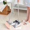 Stainless Steel Extra Thick Dustpan & Broom Set for Household Use