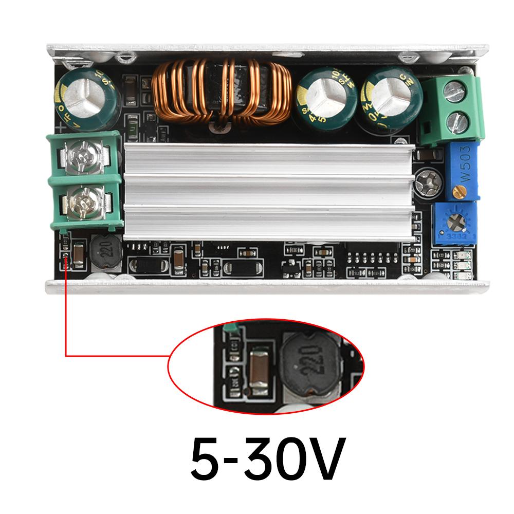 Li-ion Battery Step Up Boost Module DC 2-24V/5-30V to DC 3-30V/6-50V 5A 150W CC CV Power Supply Voltage Regulator
