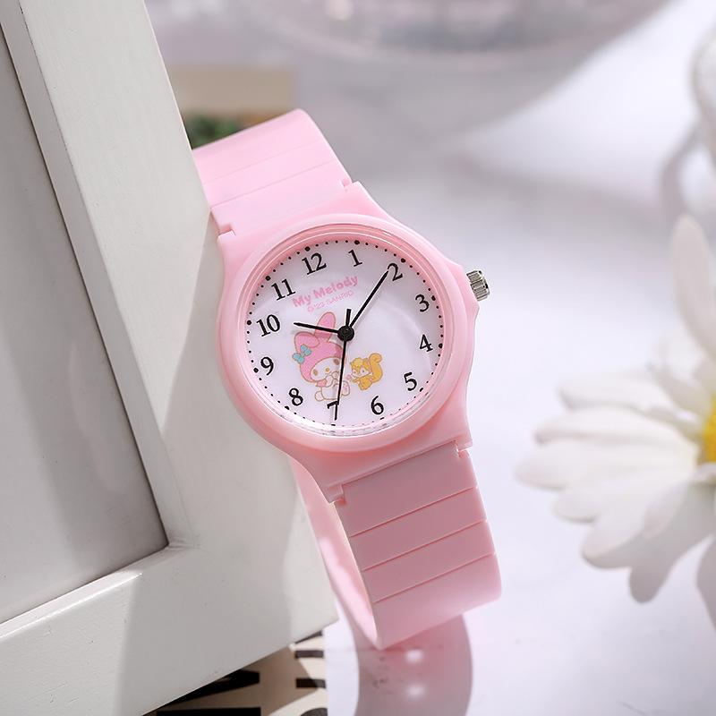 Cartoon Watch Cute Children'S Watch Quartz Watch For Primary And Secondary School Students Exam Watch Silent Pointer