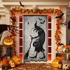 Halloween Decoration Curtain Halloween Witch Curtain Lace Curtain