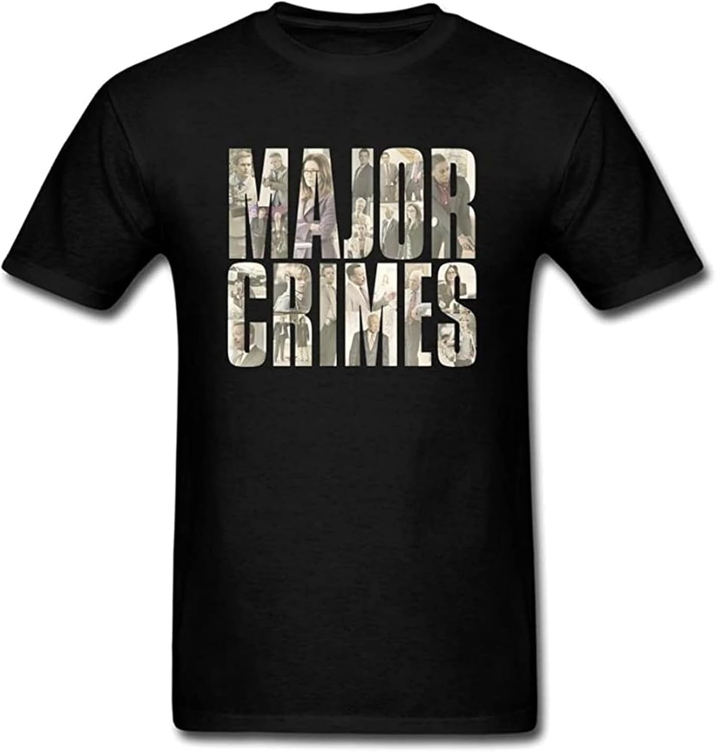 Blessvanish Men s Major Crimes Logo T Shirt XXL чёрный
