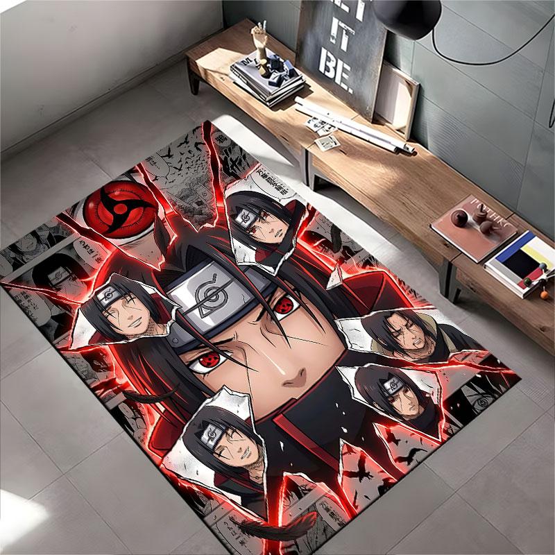 Anime Ninja Theme Pattern Carpet Suitable As a Non-slip Mat for the Living Room or Bedroom Sofa