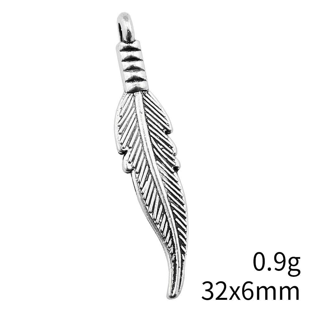 NewArrivals Charms Jewerly Making Feathers Leaf Charms Pendant Ornaments For Home Car Pendant