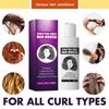 Curl Boost Cream Sculpting Curly Hair Mousse Curl Cream For Curls Bounce And Curl Care Curly Anti-frizz Styling Foam Hair Products