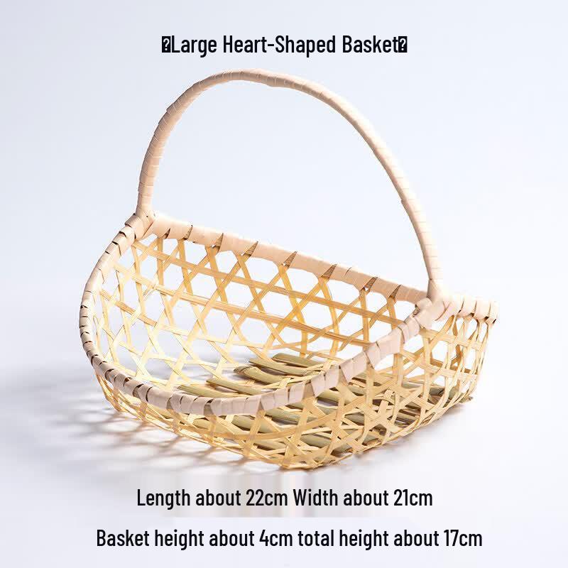 Silicone Woven-Style Serving Basket with Round Handle