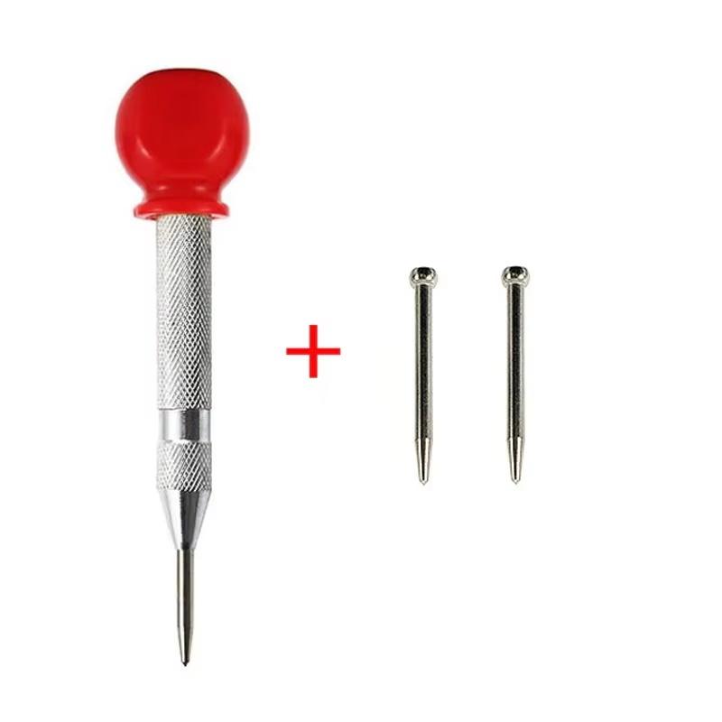 Automatic Center Punch Non-Slip Metal Punch Woodworking Tool Hand Tool For Wood Metal Steel Aluminum
