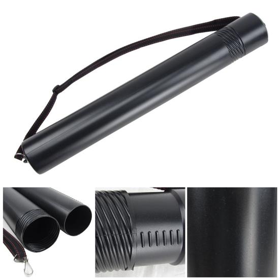 Extendable Poster Tube Painting Storage Case Expands from 19.7" To 35.4" Poster Carrier with Lid Adjustable Shoulder Strap