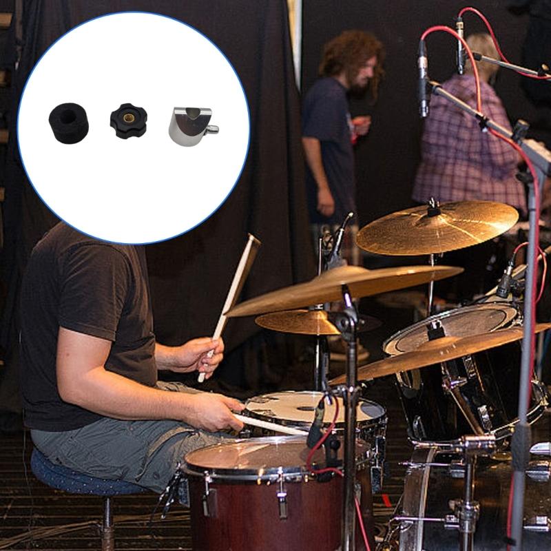 Elektronische Schlagzeugbeckenständer-Halterungen Höhen- und Winkelverstellbar Schnellspanner Schlagzeug-Hardware-System für Übungs-Auftritte