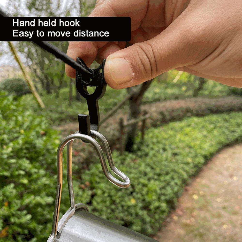 Multi-purpose Camping Clotheslines Hanging Travel Clothespins Windproof Laundry Drying Rope Picnic