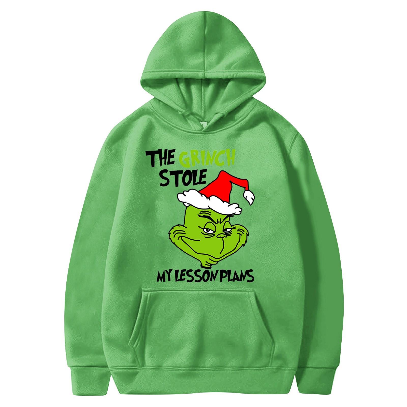 

Женский осенне-зимний пуловер с принтом, толстовка с капюшоном, флисовая модная толстовка с длинными рукавами S зелёный