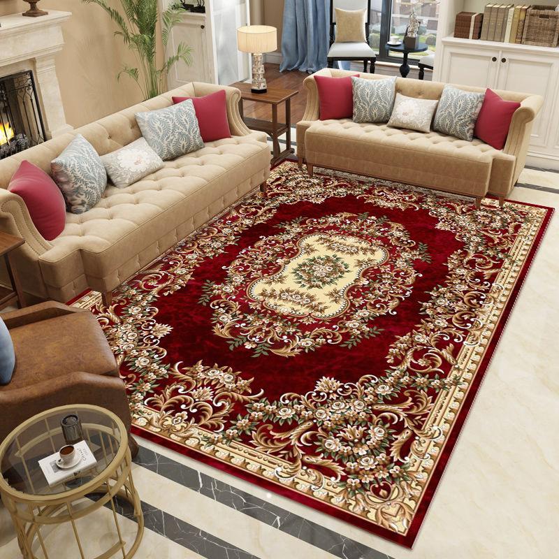 

Ретро Прикраса для вітальні для людей похилого віку Килим Розкішний готель Килими для проживання в сім’ї Nordic Home Спальня Балкон Еркер Нековзкі килими 200*300cm