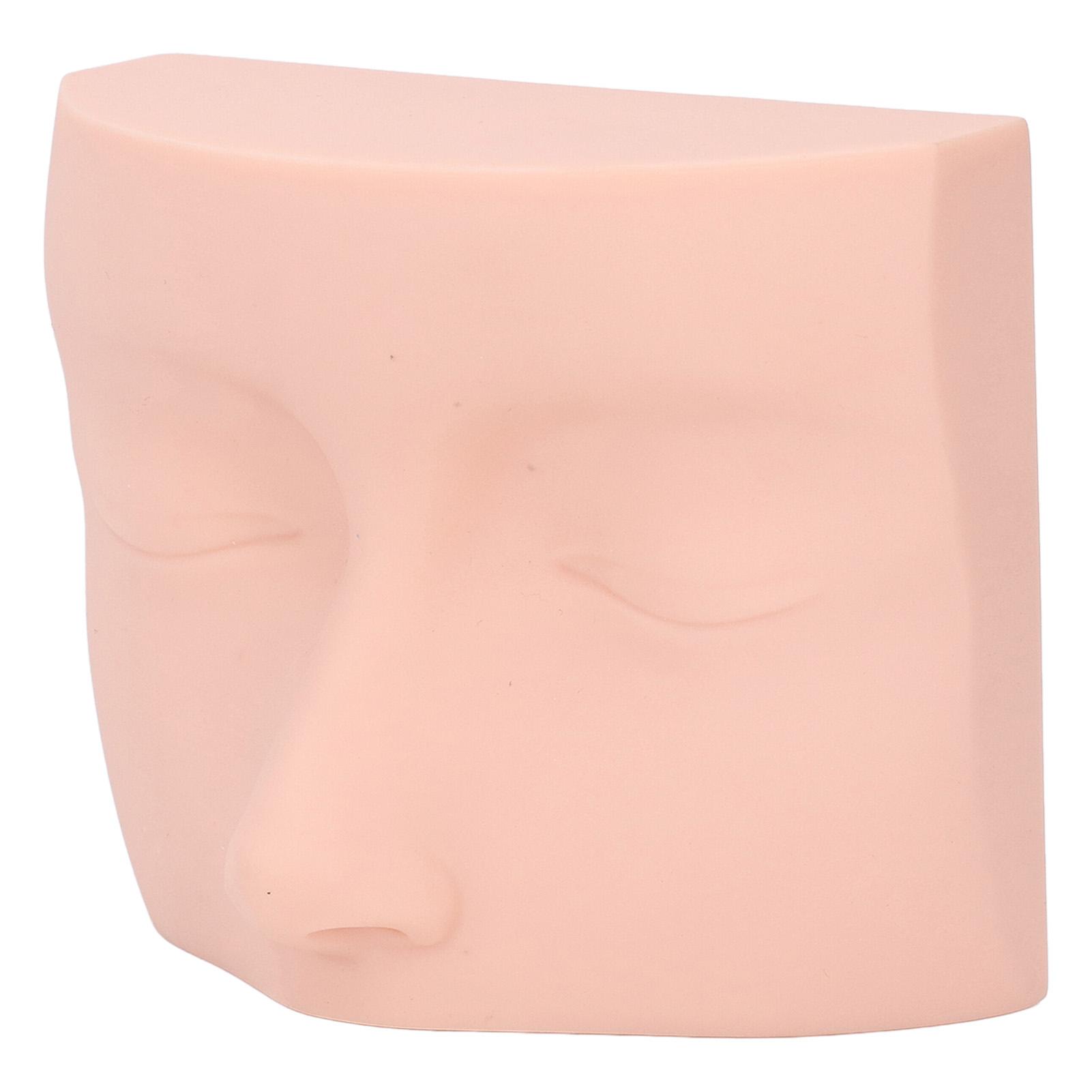 

Eyelash Extension Mannequin Head Reusable Soft PVC Lash Training Practice Head for Beginners