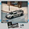 Speedmaster Japan TARMACWORKS Koenigsegg Regera Silver Accents Finished Model 1/64 Metallic/Blue T64G-TL017-SL
