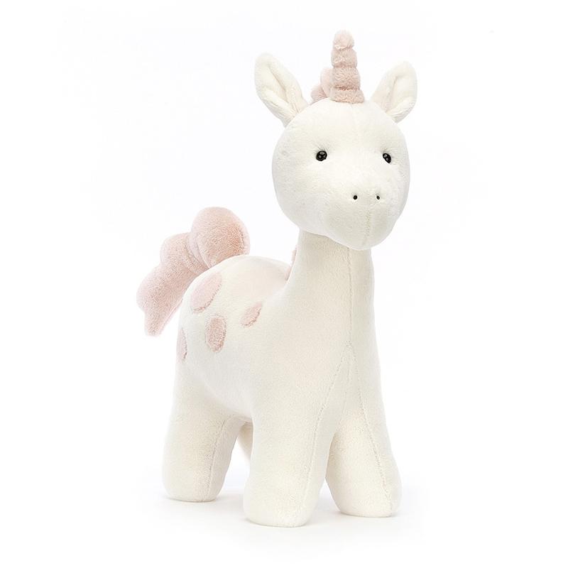 Jellycat Mythical Animals Series Big Spotted Unicorn Soothing Doll Plush Figure 42cm Height