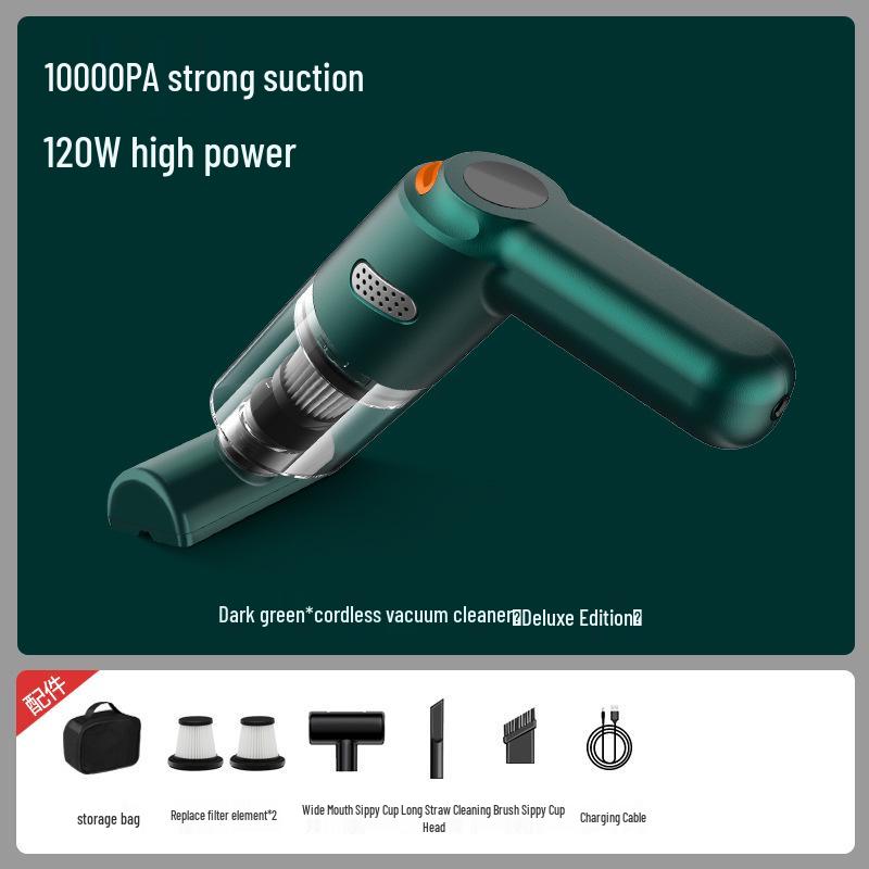 Dual-Use High-Power Handheld Vacuum Cleaner for Car and Home