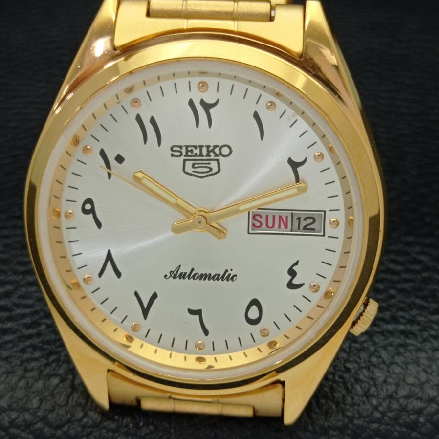 REFURBISHED VINTAGE SEIKO 5 AUTO 6309A JAPAN MENS ARABIC SILVER WATCH a425929-2 RL620a-a425929
