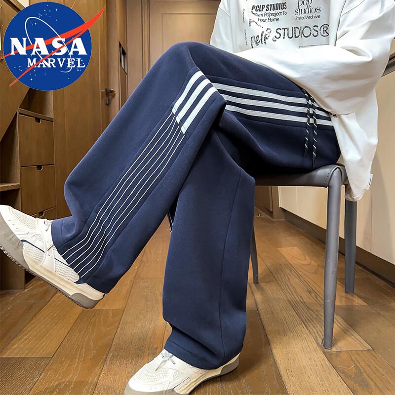NASA MARVEL Men's Straight-Leg Casual Pants