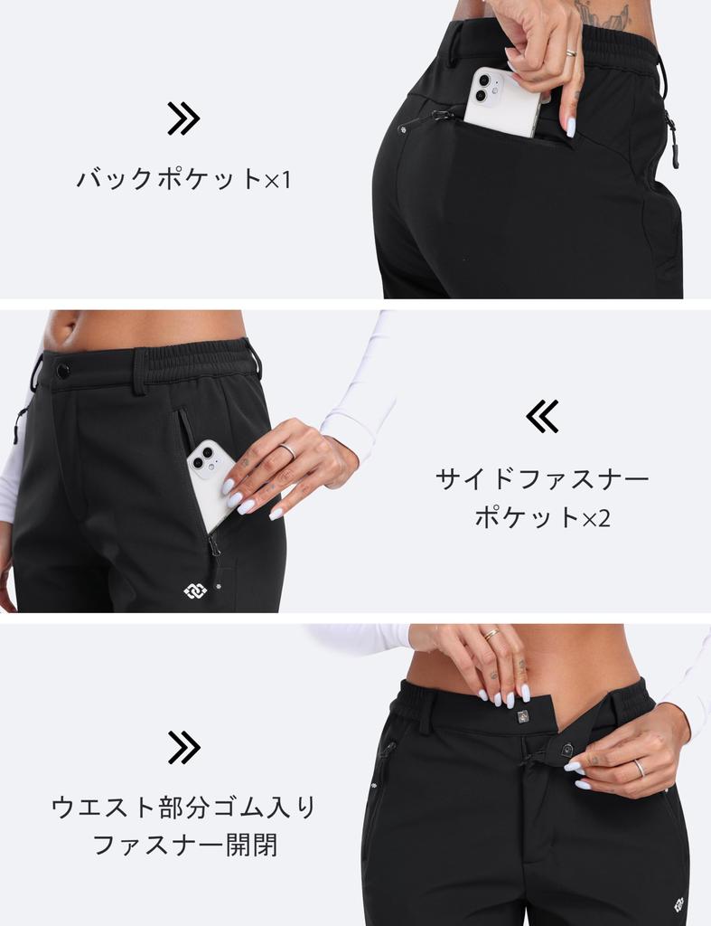 Mountain Climbing Cold Trekking Outdoor Brushed Cold Water Heat Thick Work 3D [YIRUIYA] Pants, Women's, Protection, Pants, Pants, Trousers, Lining,