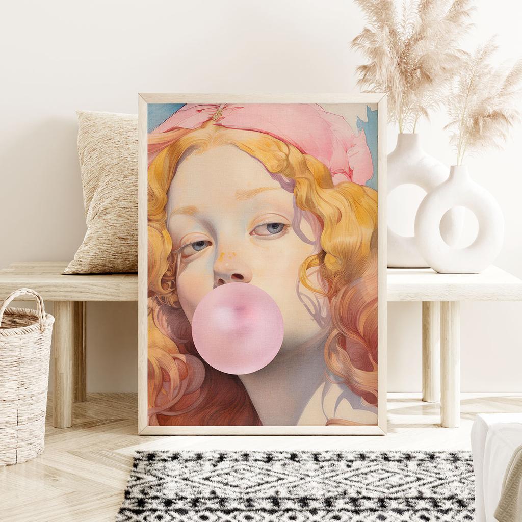 Poster Girl Balloon Chewing Gum