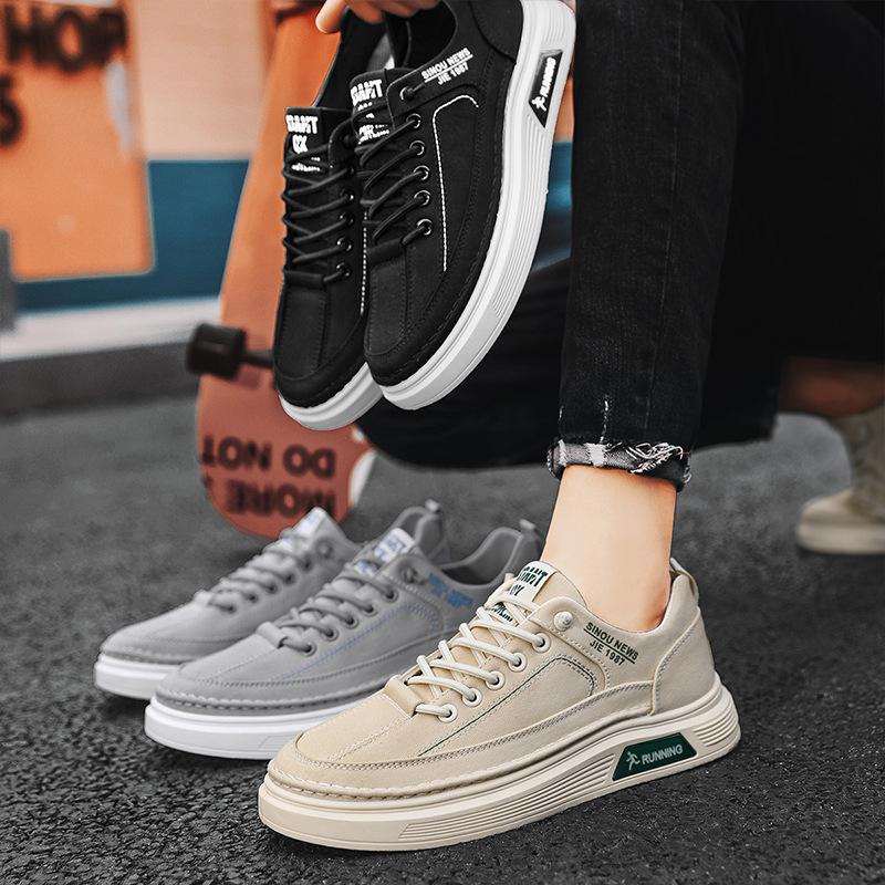 Summer Canvas Shoes Student Sports Leisure Soft-soled Driving Wear Comfortable with Pants Board Shoes