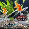 Hollow Submarine Fish Tank Decoration Aquarium Shrimp Hideout Small Fish Breeding Cave Shelter for Shrimp Betta Lizards