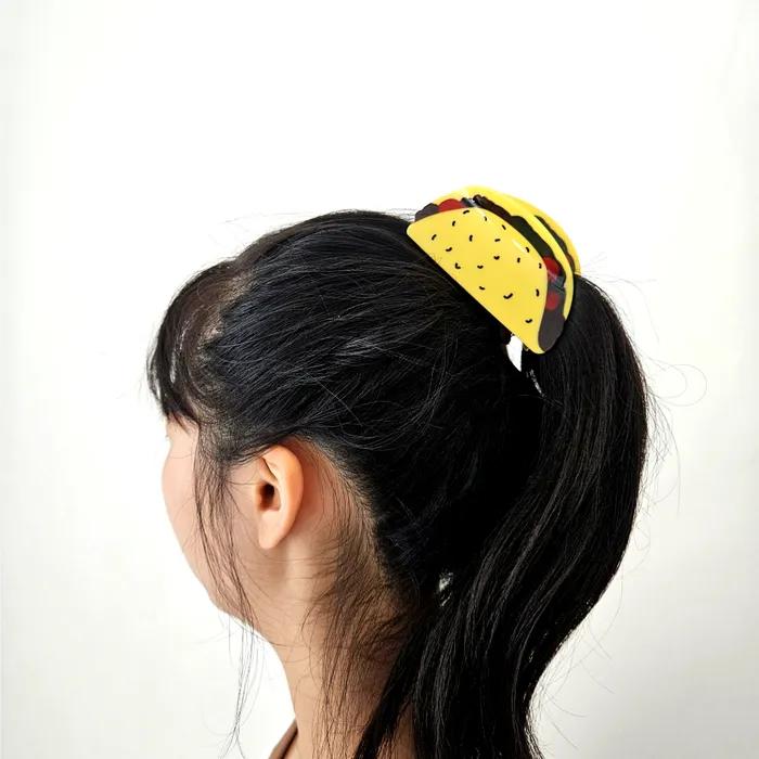 Kitsch mood hair clip taco claw