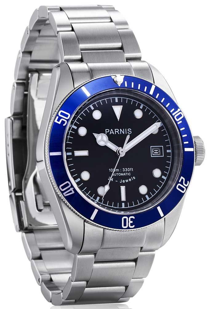 

Parnis watch automatic Japanese movement 3Colors (MIYOTA) PA6050-S3AS-BL [item]