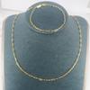 Best Selling Jewelry 925 Sterling Silver Gold Plated Paperclip Link Paper Clip Necklace Chain for 2021 Women