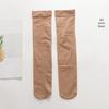 120D Velvet Over-the-Knee Tights with Knee Pads for Women - Nude, Thickened for Spring/Autumn/Winter