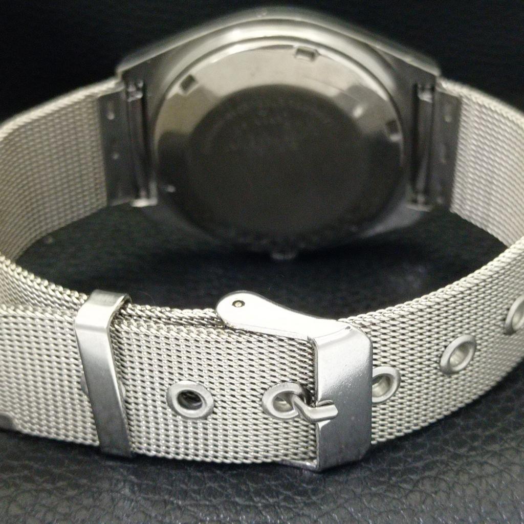 VINTAGE SEIKO 5 AUTOMATIC 6349A JAPAN MENS SILVER COLOR DIAL WATCH A701431-5 R206b-a701431