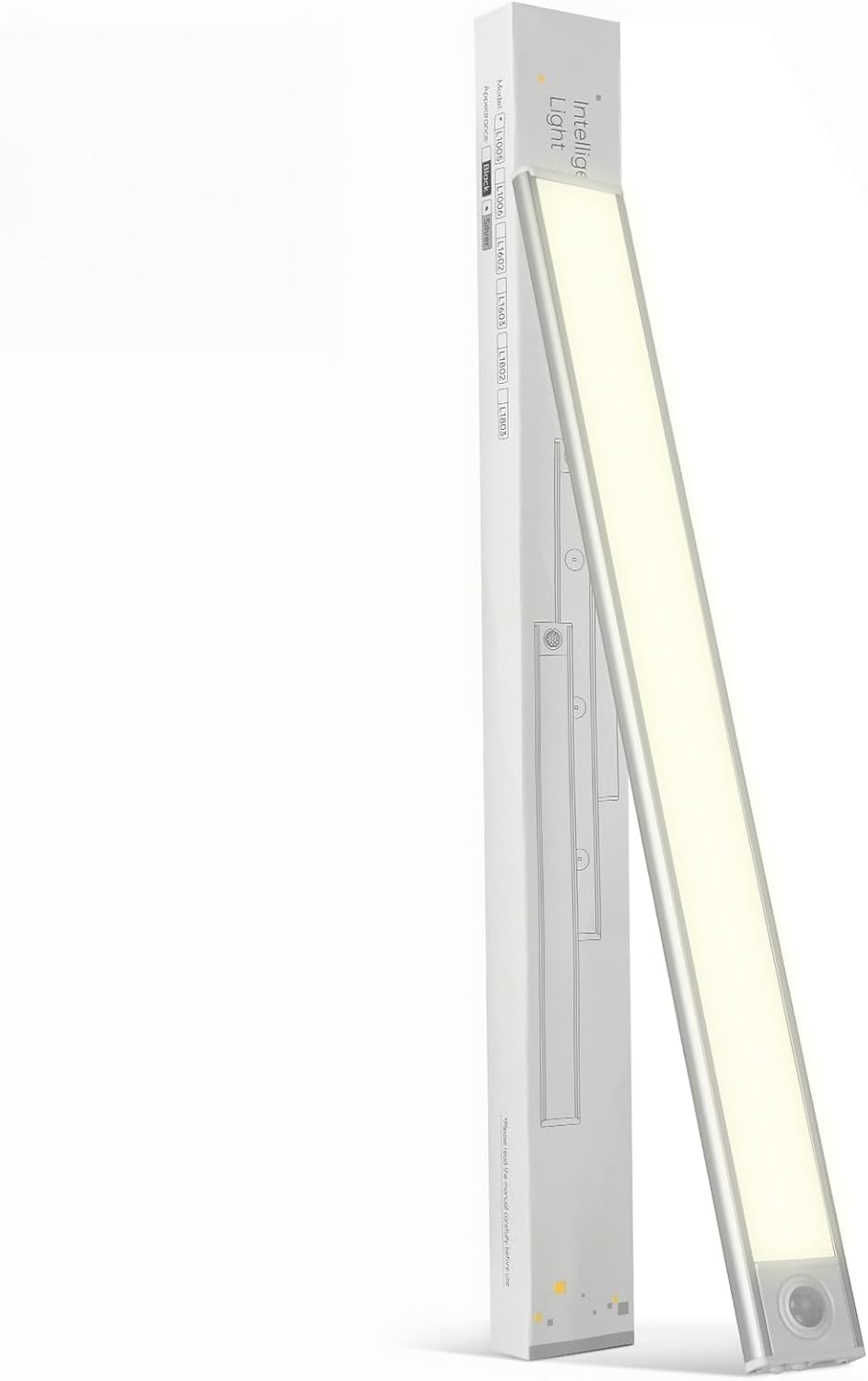 

Poxvalzor Motion Sensor Light, Indoor, Type-C Rechargeable, Magnetic, LED Bar Light, Footlight, Reading Light, Under-Shelf, Stepless Dimming, 600mAH,