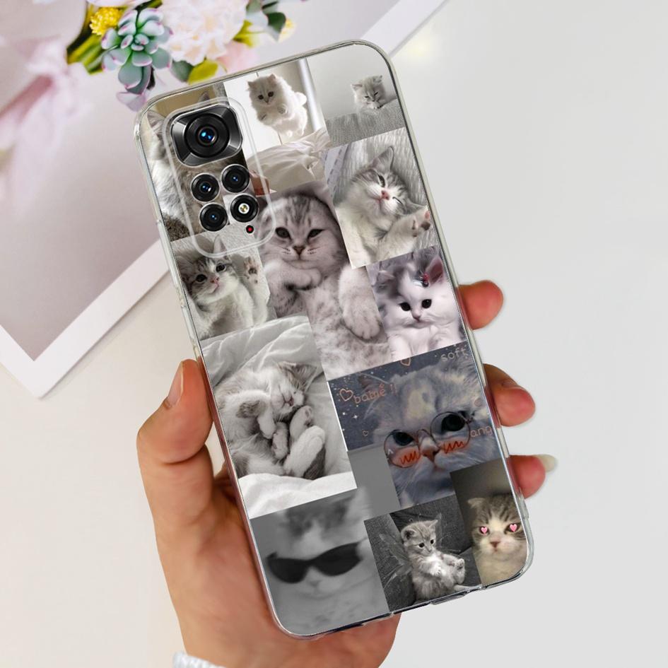 For Xiaomi Redmi Note 11 Case Note 11s Cover Popular Butterfly Dragon Soft Silicone Clear Case For Redmi Note 11S 5G Note11 Capa