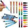 Graffiti Stationery Colorful Ballpoint Pen Painting Crayons Stackable Crayons School Artclass Accessories Party Game Rewards ZYF