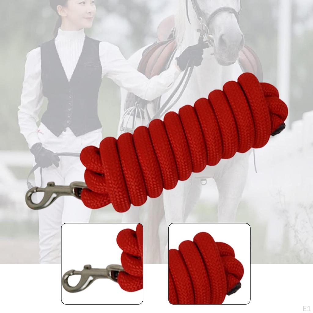 Rope for Horses, Lunge Line, Long, Fastener Halters, Performance Farm Animals