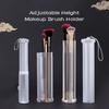 Adjustable Height Telescopic Pen Holder Transparent Cylinder Brush Storage  Pen Organizer