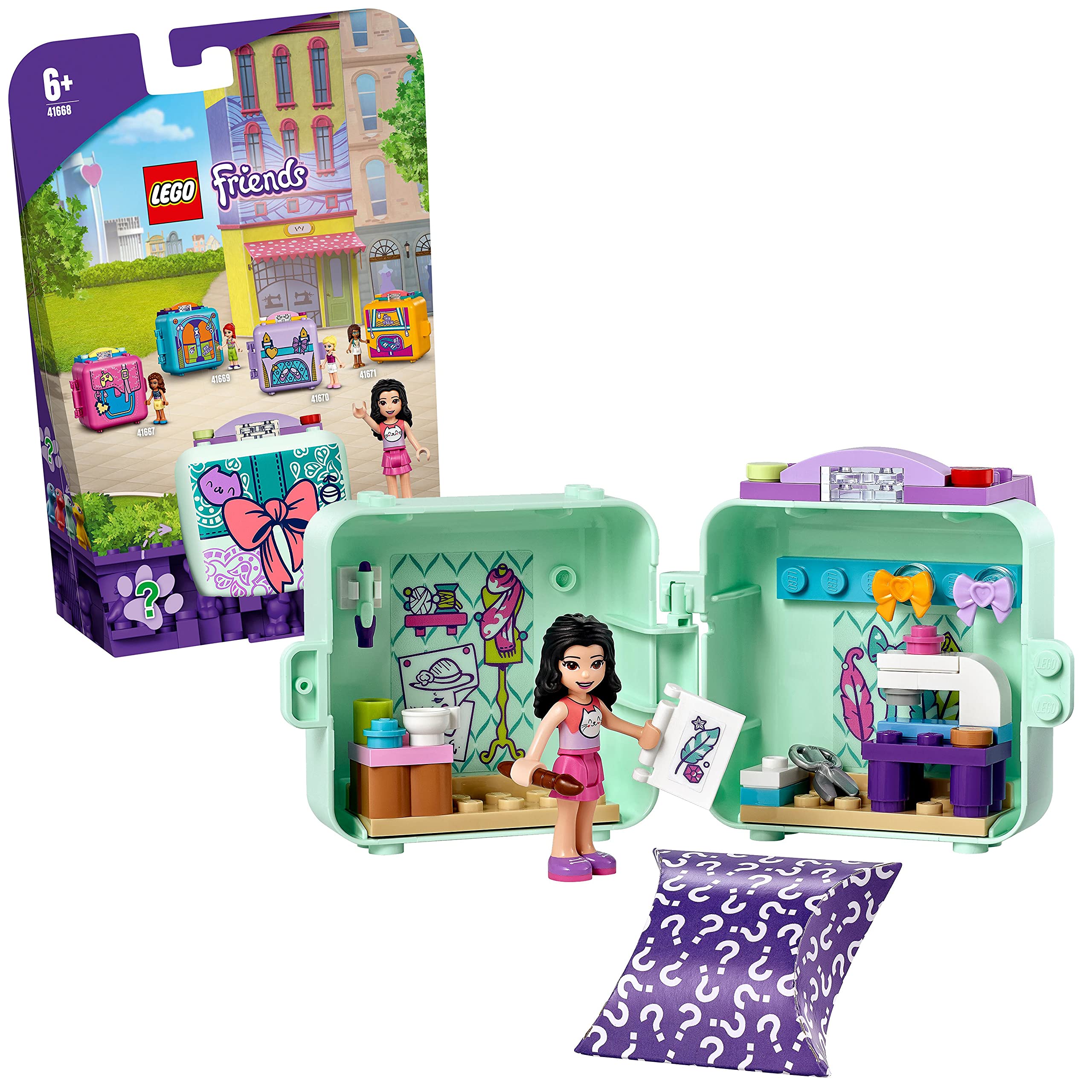 

LEGO Friends Кубики - Модный кубик Эммы 41668