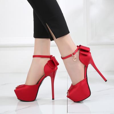 Peep Toe Platform High Heels Pumps Women Shoes Wedding Shoes Bride Women Stiletto Heels Pumps Shoes Woman Salto Alto Feminino 51